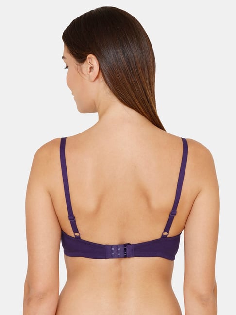 Buy Zivame Purple Under Wired Padded Push-Up Bra for Women Online @ Tata  CLiQ