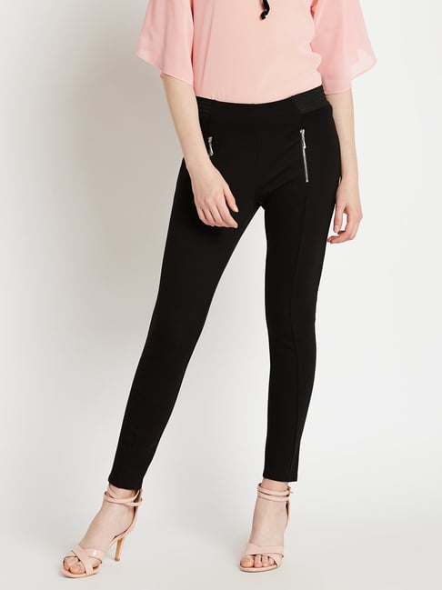 Buy Cover Story Black Slim Fit Jeggings 