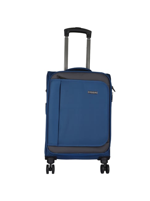 Kenneth Cole Blue 8 Wheel Large Soft Cabin Trolley - 48 cm-picture-28