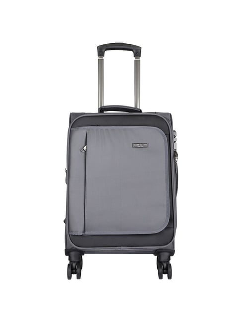 Buy Kenneth Cole Grey Wheel Large Soft Cabin Trolley 48 cm
