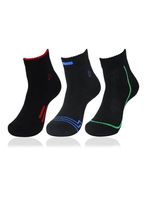Bonjour Black Socks - Pack of 3-picture-47
