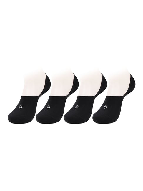 Bonjour Black Socks - Pack of 4
