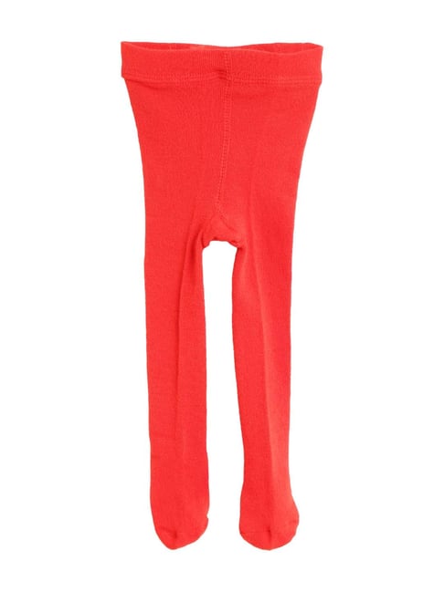 Nauti Nati Kids Red Regular Fit Leggings