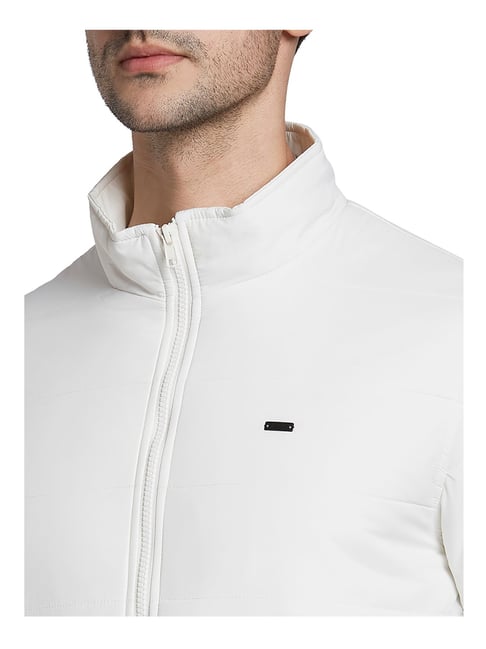 Buy Parx White Regular Fit Jacket for 