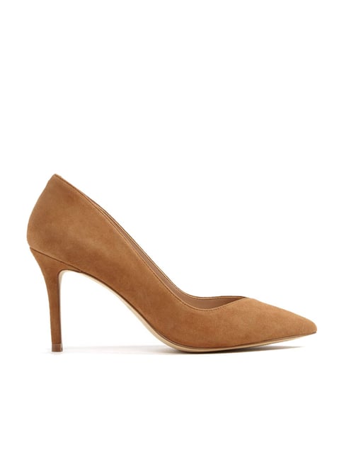 aldo brown pumps