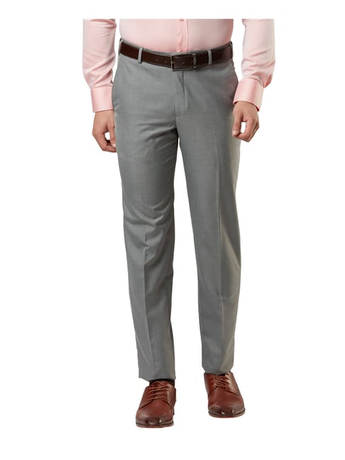 Buy Next Look Men Brown Slim Fit Self Design Formal Trousers  Trousers for  Men 7741213  Myntra