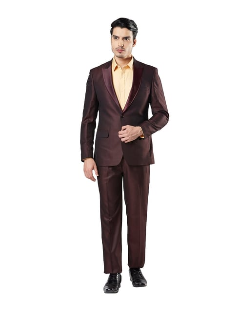 Raymond PARK AVENUE Dark Maroon Slim Fit Suit [PMDL03728-M681F100] 36 in  Mysore at best price by Srinidhi Bhavasar - Justdial