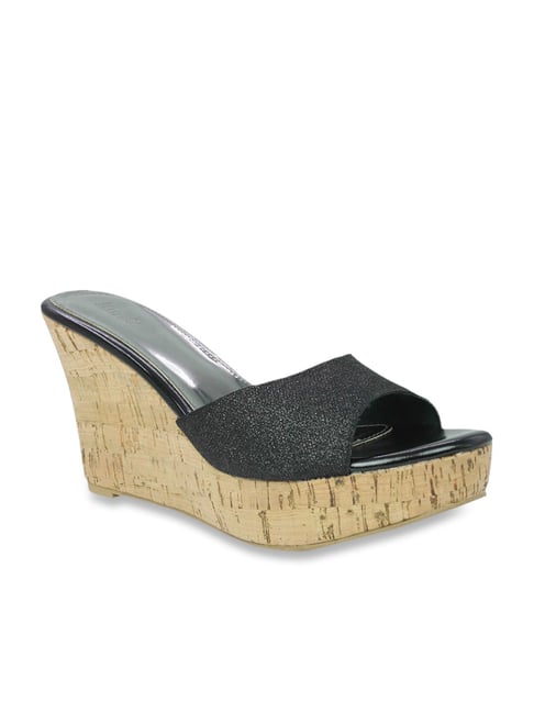 Buy Inc.5 Black Casual Wedges for Women 