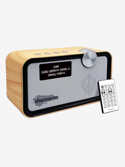 Shemaroo Amrit Bani 5W Bluetooth Speaker (Light Wood)