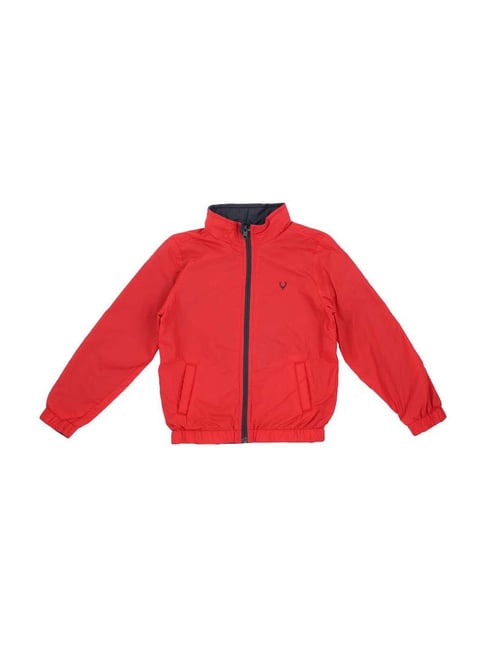 Allen Solly Junior Red & Black Regular Fit Reversible Jacket