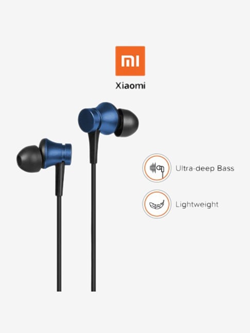 Mi Basic Ydjc01Jy Wired Earphone With Mic Blue