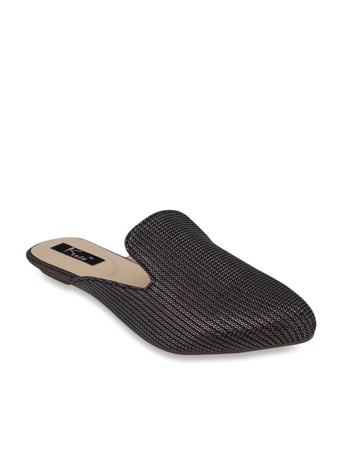 Toe Flats Kielz Footwear Buy Kielz Black Mule Shoes For Women At
