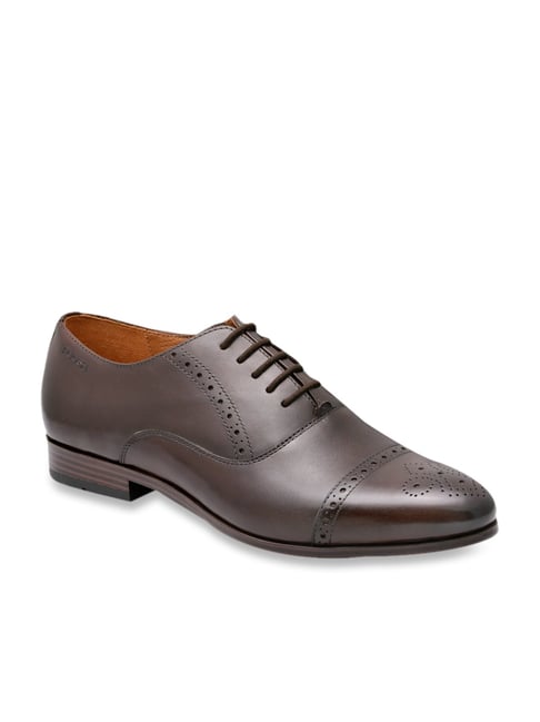 Ruosh Men's Brown Oxford Shoes