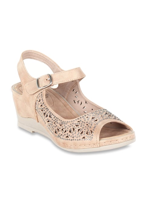 Pavers ladies wedge online sandals