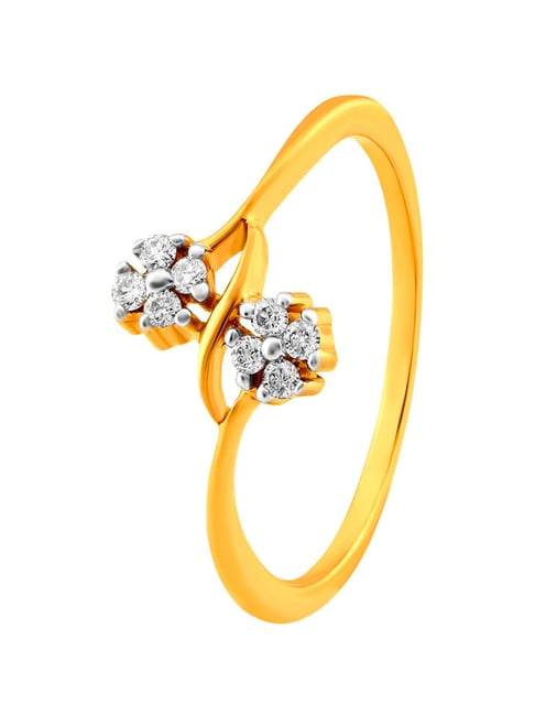 tanishq gold and diamond ring