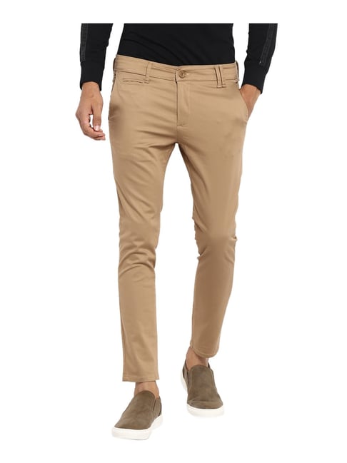 Buy Khaki Trousers  Pants for Men by MUFTI Online  Ajiocom