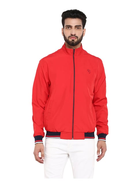 Buy Mufti Olive Regular Fit Bomber Jacket for Men Online @ Tata CLiQ