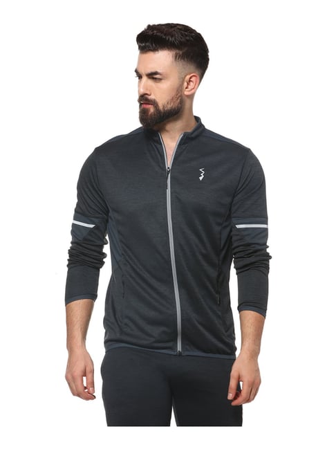 Campus Sutra Grey Regular Fit Jacket-picture-32