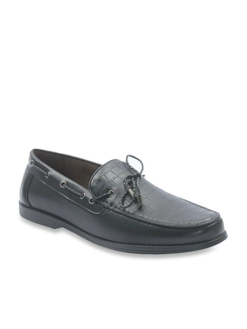 Buy Pavers England Black Boat Shoes for Men at Best Price Tata CLiQ
