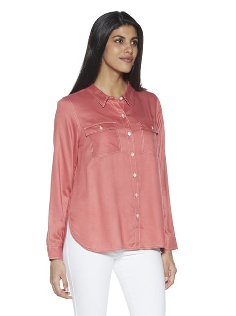 LOV by Westside Persian Rose Cameron Blouse