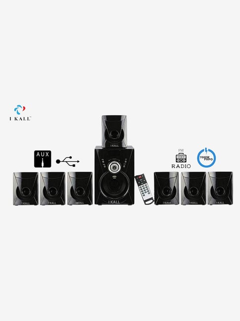 I Kall TA-777 110W 7.1 Channel Home Theatre (Black)