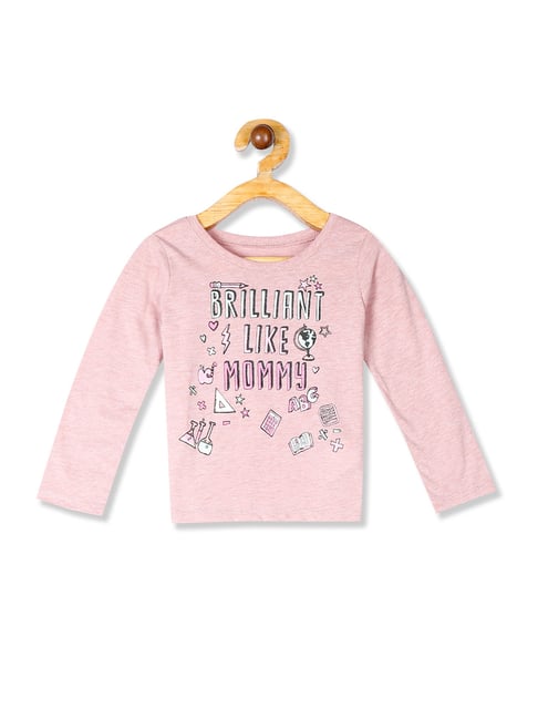 The Childrens Place The Children's Place Kids Pink Printed T-Shirt