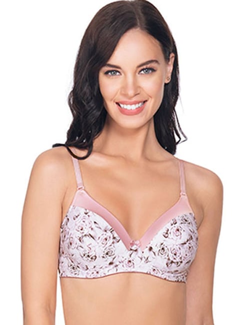 Amante Pink Non Wired Padded T-Shirt Bra Price in India