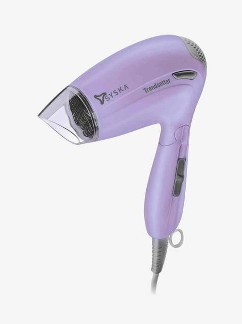 SYSKA HD1610 1200 Watts Hair Dryer with Cool and Hot Air2 Speed  SettingsFoldable Handle White  JioMart