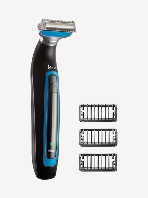 Syska UT1000 Rechargeable Cordless Trimmer for Men (Black and Blue)