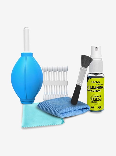 Gizga Essentials GZ CK 104 6 in 1 Gadgets Cleaning Kit for Blue