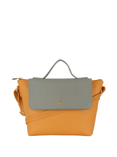 baggit yellow sling bag