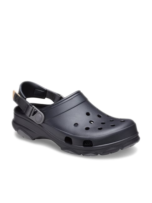 Crocs Unisex Classic Black Back Strap Clogs