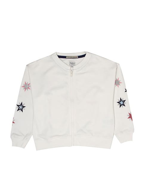 pepe jeans white sweatshirt