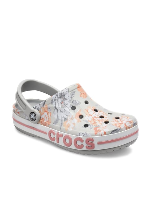 crocs grey and orange