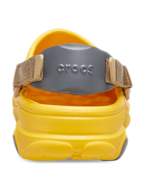 Buy Crocs Classic Canary Yellow Back Strap Clogs for Men at Best
