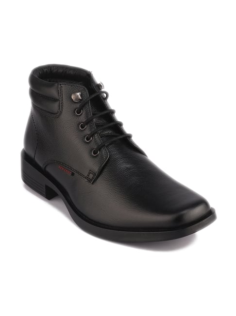 red chief black derby boots