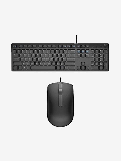 Dell KB216 and MS116 Wired Keyboard and Mouse Combo (Black)