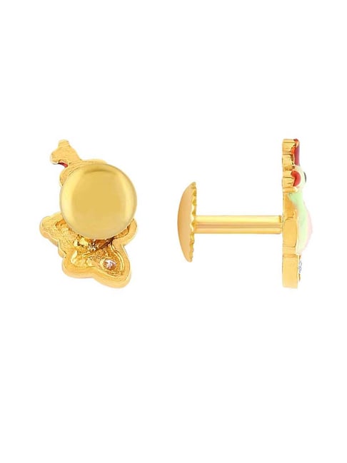 Buy Gold Earrings For Kids | Best Designs Online @ CaratLane