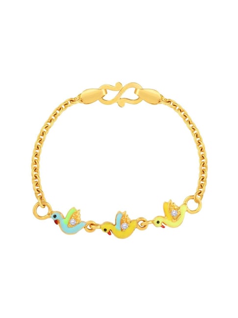 Buy MALABAR GOLD AND DIAMONDS Kids Starlet Adjustable Gold Bangle  BAMSKD00010 | Shoppers Stop