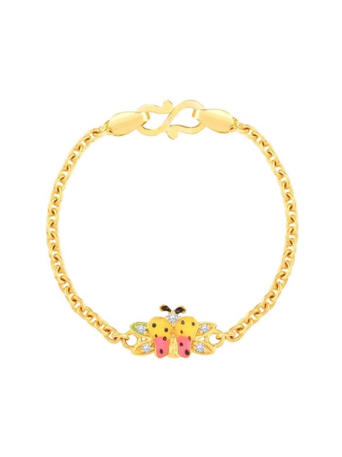 Flowerful Bubbles Kids' Gold Bracelet | Cute Designs | CaratLane