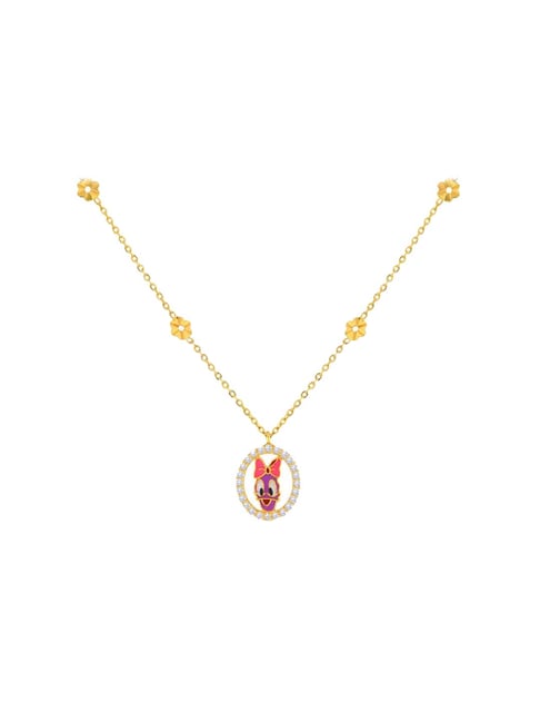 Golden Pie Unicorn Kids Pendant with Link Chain – GIVA Jewellery