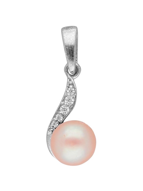 Sri Jagdamba Pearls 92.5 Sterling Silver Pendant without Chain-picture-36
