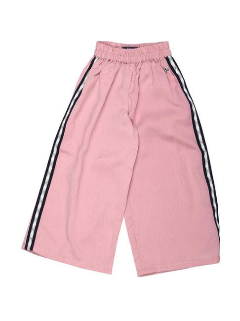 Allen Solly Junior Pink Regular Fit Trousers