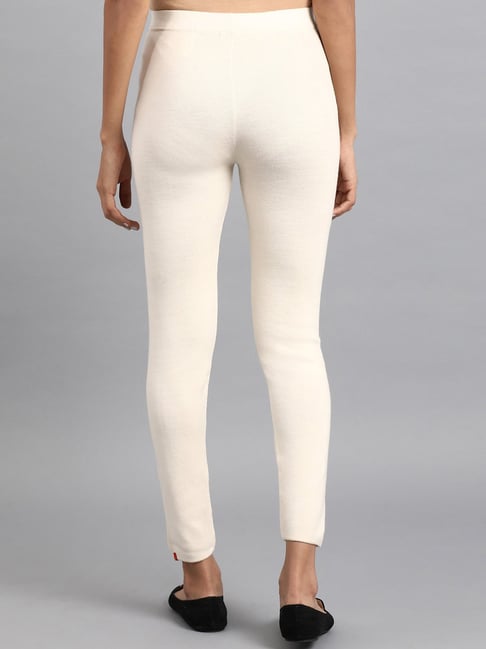 Buy W White Regular Fit Leggings for Women Online @ Tata CLiQ