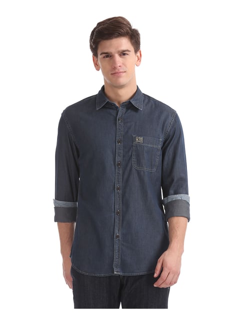 Polo Denim Indigo Slim Fit Shirt