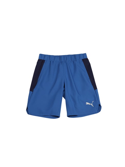 Puma Kids Blue Solid Shorts