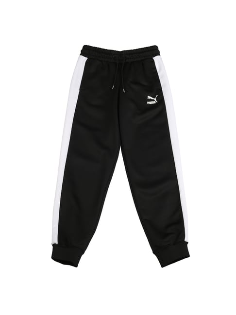 Puma Kids Black Solid Joggers