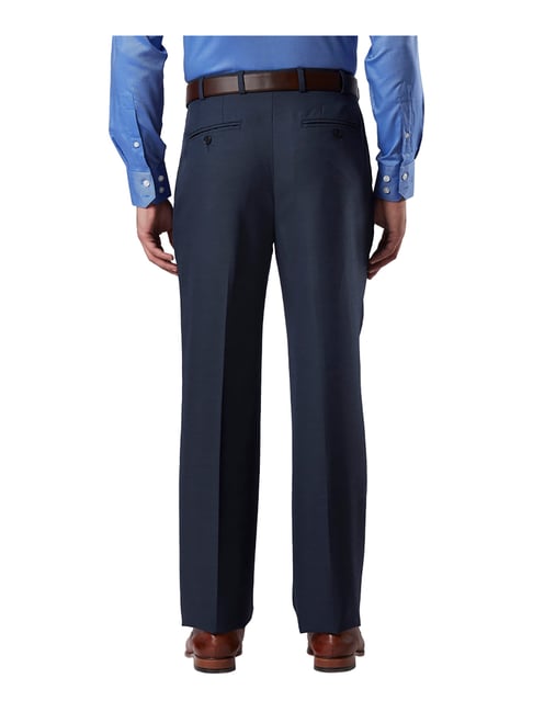 Buy Raymond Men's Straight Fit Formal Trousers (RMTX03135-O7_Dark Brown_96)  at Amazon.in