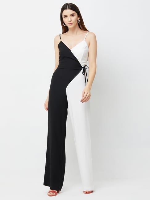 white maxi jumpsuit