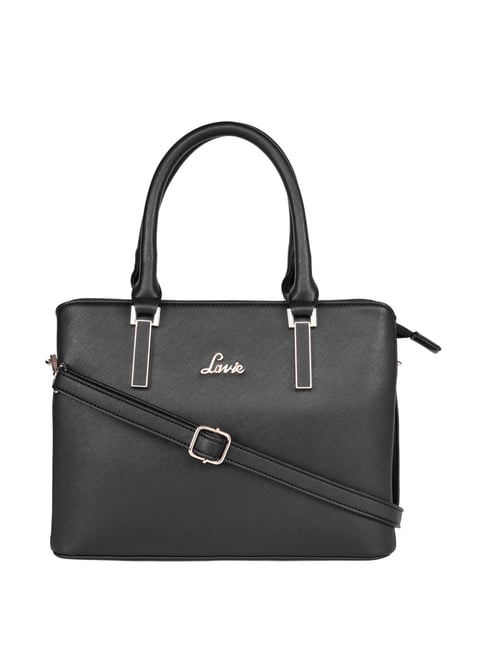 Buy Lavie Women's Rex Large Satchel Bag Black Ladies Purse Handbag at  Amazon.in